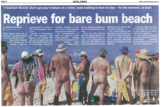 northern star clothes optional beach